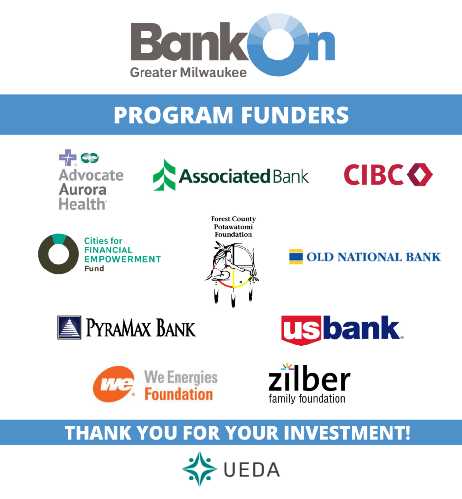 Bank On Greater Milwaukee program funders image